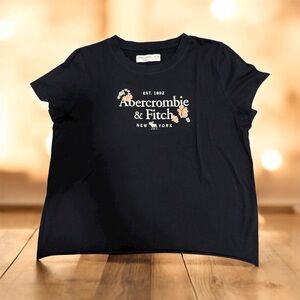 Abercrombie & Fitch Navy Graphic Tee